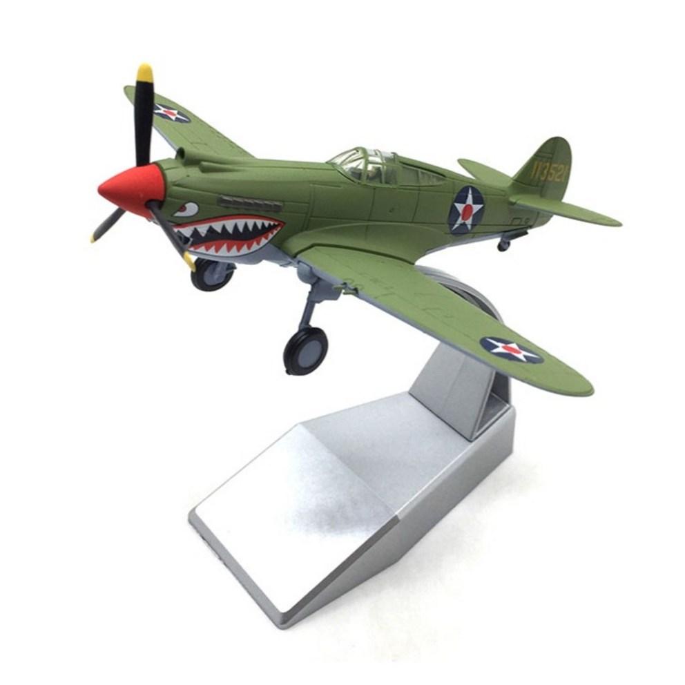 Литье под давлением 1:Модель истребителя P-40B Warhawk в масштабе 72