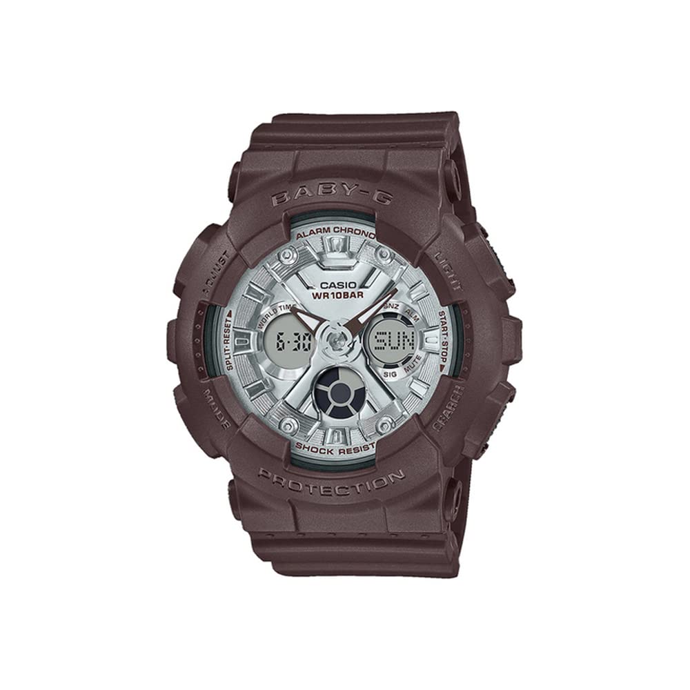 CASIO Casio Baby G женские часы шоколадно-коричневые часы женские женские часы аналоговые цифровые BABY-G BA-130SW-5A