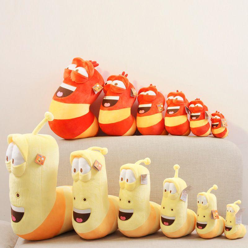 Очаровательные корейские аниме забавные насекомые слизни креативные личинки мягкие плюшевые игрушки для коллекционеров