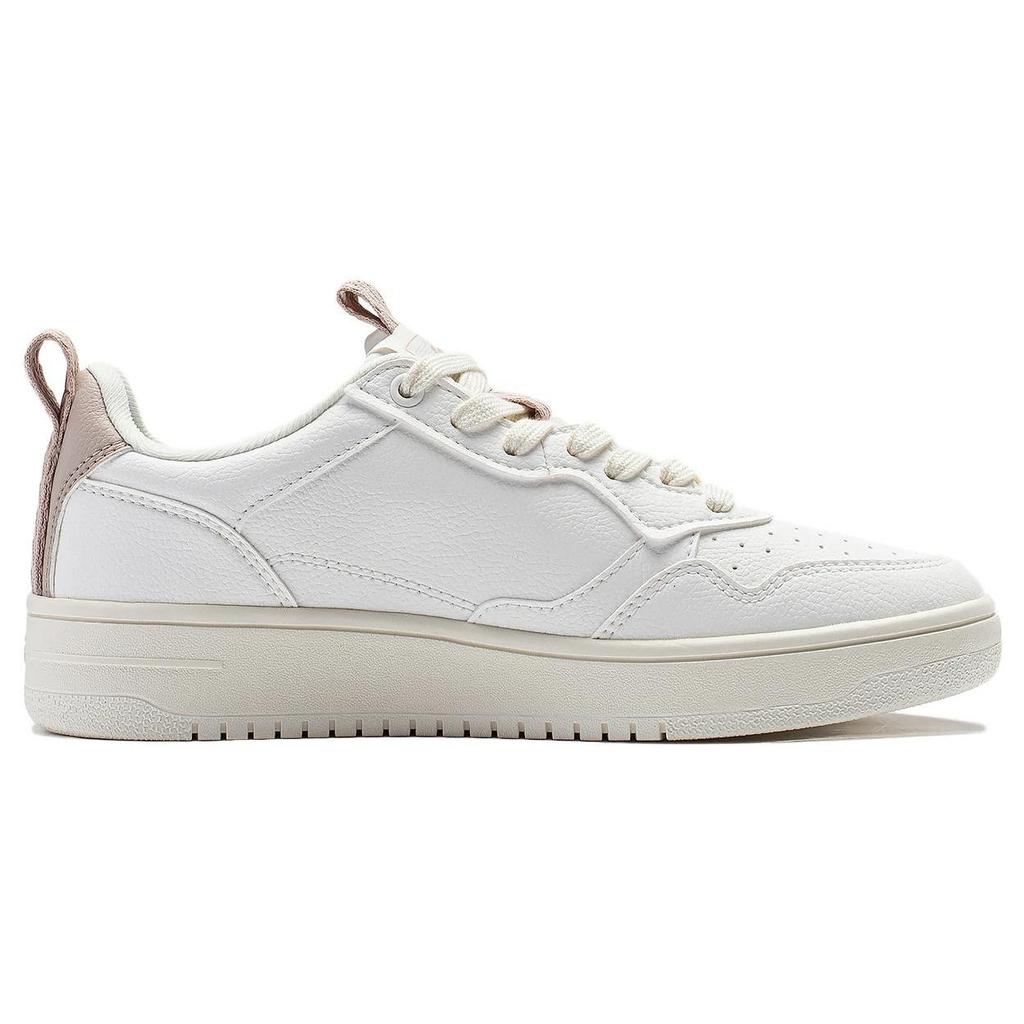 Li Ning Star Candy Скользкие, износостойкие, легкие, дышащие низкие кеды для скейтбординга Женские Белые AGCT472-2