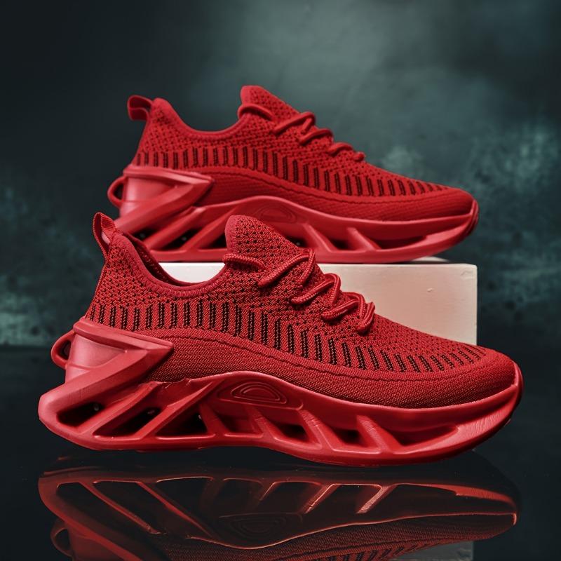 Дышащие трикотажные кроссовки для бега Легкие, нескользящие, с фиолетовым лезвием, подошва EVA | Для тенниса, спортзала, спорта и работы