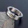 Мужское европейское и американское минималистичное кольцо Polaris из титановой стали