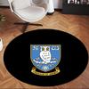 Sheffield Wednesday Fc (1) Round Office Rug Decorative Floor Rug for Office Bedroom Living Room and Home Space