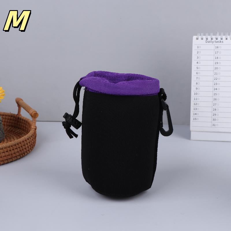 Camera Lens Cover Neoprene Lens Bag Waterproof Soft Camera Lens Pouch Shockproof Camera Lens Bag For Most Digital Slr Camera