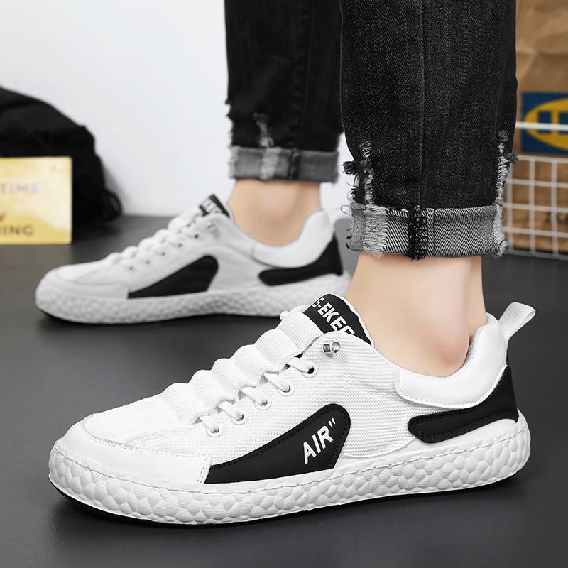 Мужская обувь Летние сетчатые кроссовки Повседневные дышащие модные теннисные туфли для скейтборда на платформе Спортивные роскошные дизайнерские теннисные туфли