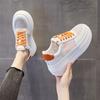 Women's White Shoes New Summer Breathable Mesh Versatile Sports Casual Thick Bottom Shoes Thin Women's Shoes