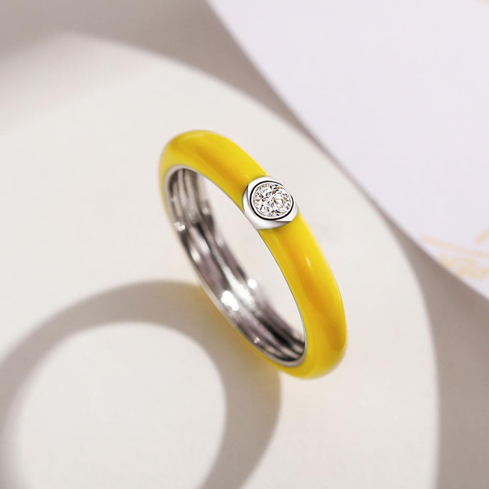 Кольцо-дорожка из стерлингового серебра 925 пробы с разноцветными радужными цирконами, штабелируемое, для женщин, свадебное, для помолвки, ювелирный подарок