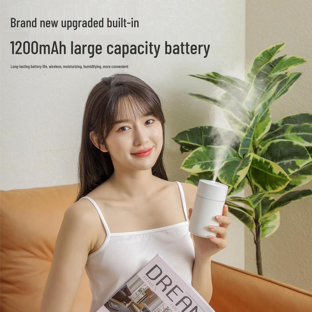 Rechargeable Mini Colorful Cup Humidifier for Home & Car Aromatherapy