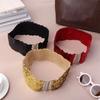Metal Buckle Sequined Wide Corset Belt Wide Elastic Elastic Waspie Belt  Casual Wear