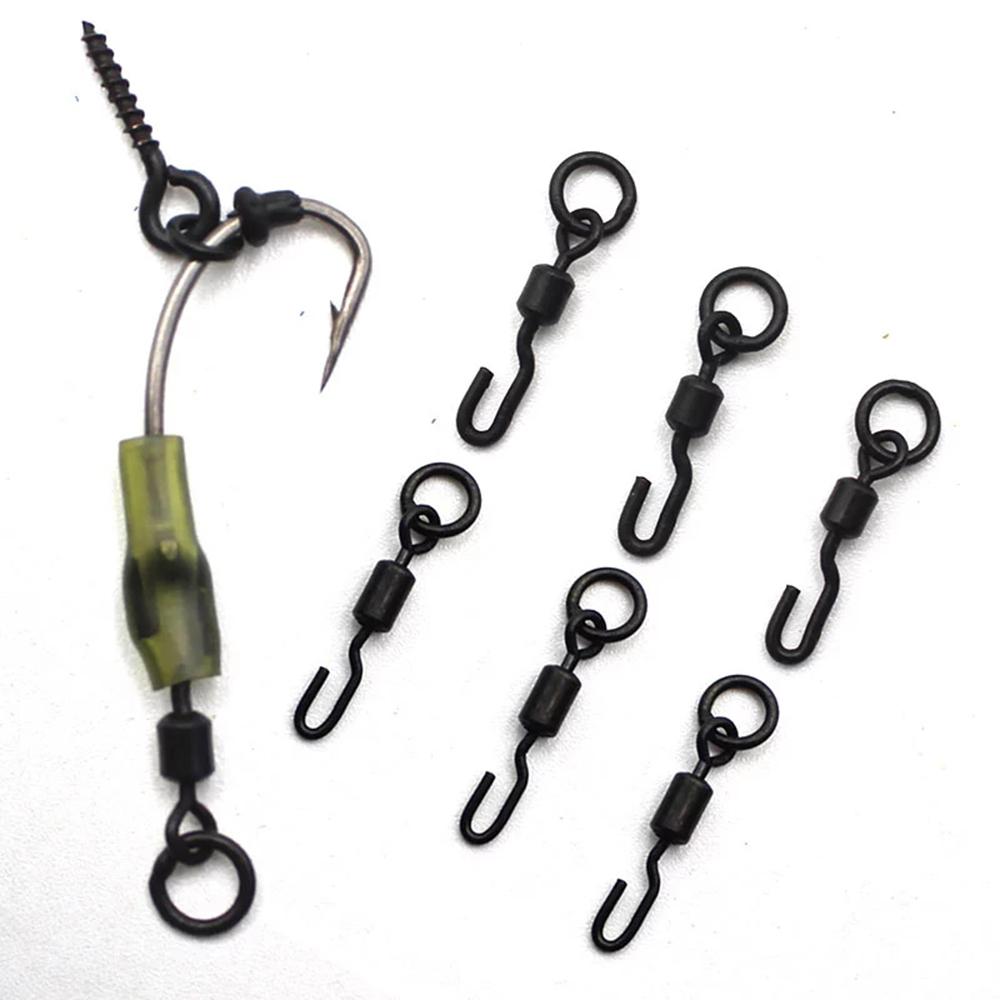 for Carp Rig Micro Hook Quick Change Spinner Swivels Spinner Rigs Swivel Tackle for Ronnie Rig