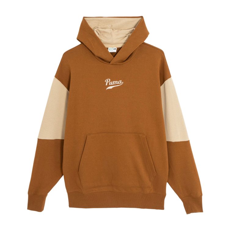 Puma Повседневный удобный приятный для кожи спортивный с капюшоном свитшот в студенческом стиле для мужчин толстовка цвета хаки 536786-97
