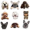J542# Lovely 3D Animal Stickers Lion Dog Jiwa Teddy Dog  Sticker On The Car Vinyl Decal Waterproof Decoration Car Stickers