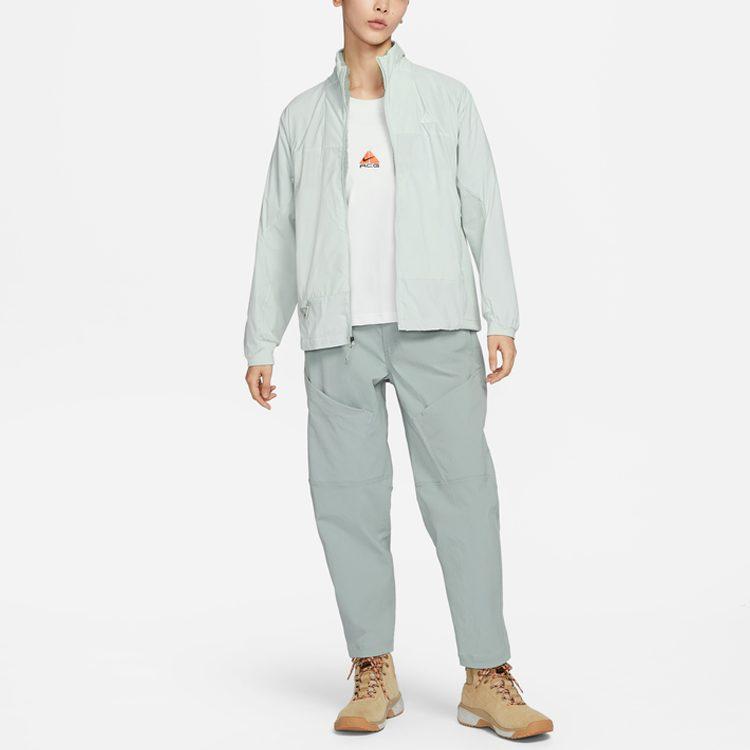 Nike Куртки Женские Светло-серебристый Воротник-стойка Умеренный Другое DV9231-034