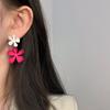 Новые модные и универсальные серьги с контрастными цветами для женщин, ювелирные изделия