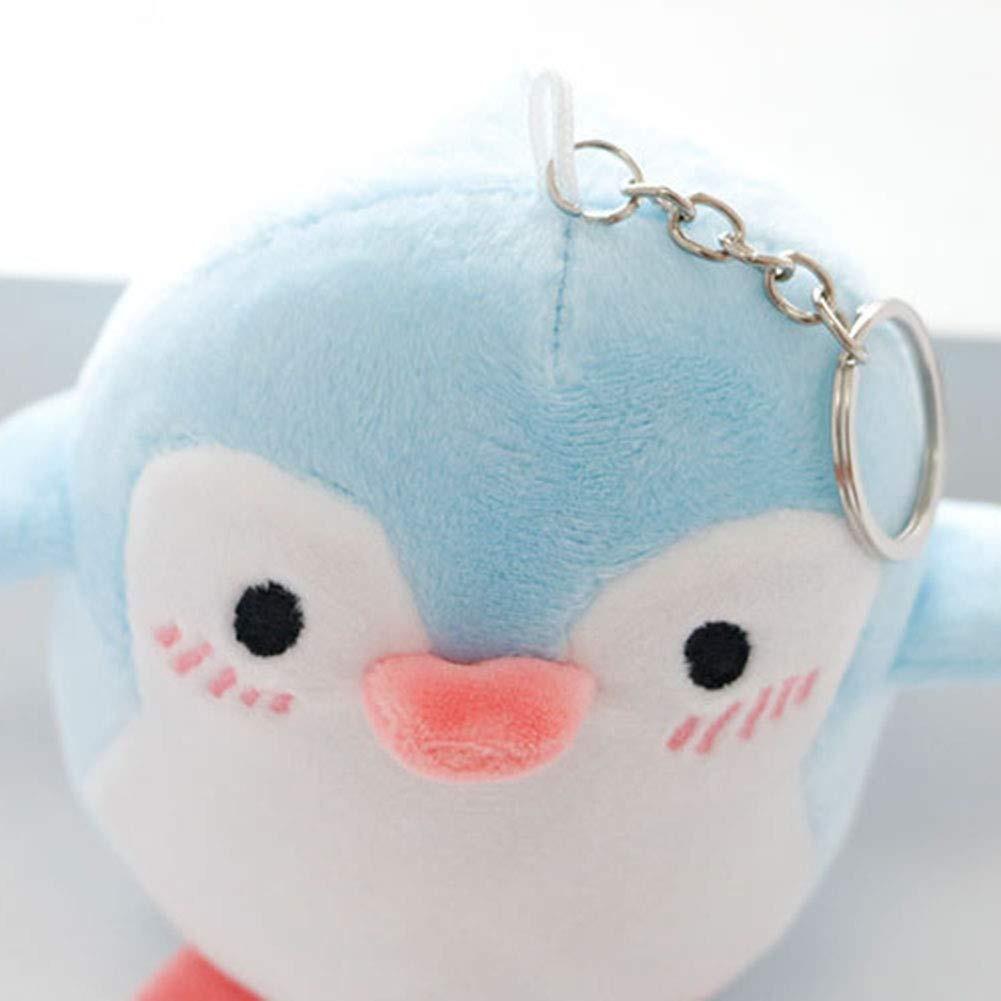 Lovely Penguin Animal Stuffed Doll Plush Toy Keychain Key Holder Bag Pendant Party Favor Gifts Toys for Boys Girls Kids Toddlers