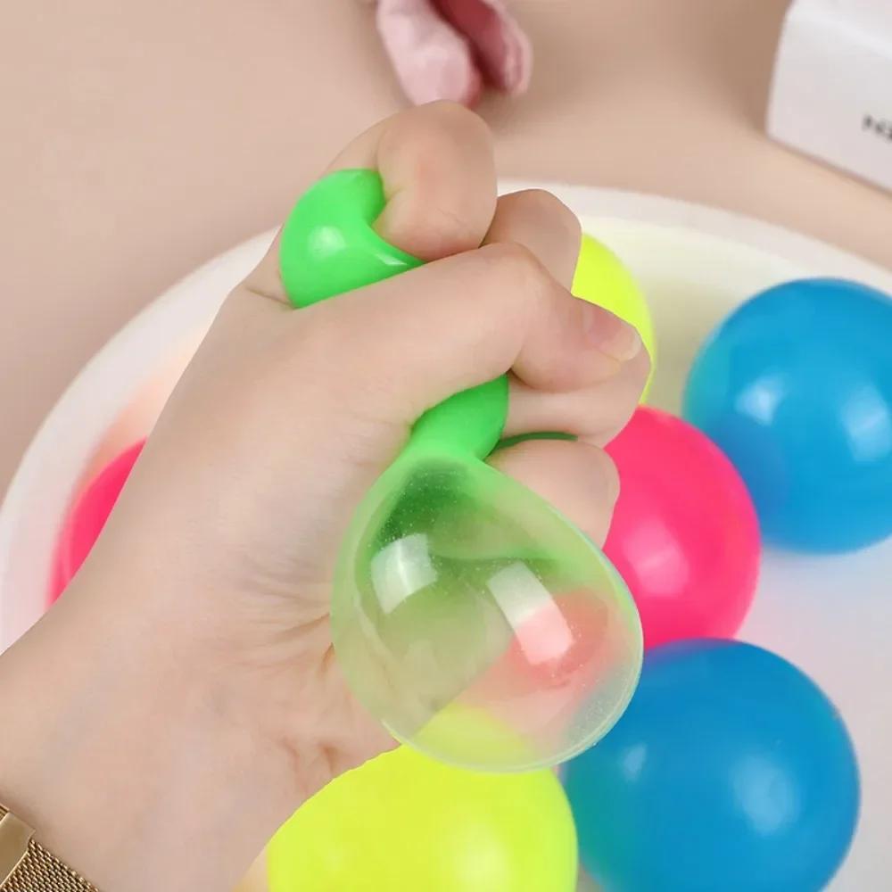 Шары Glorbs, потолочные шары Dream Balls, отскакивающие назад к вам, светящиеся в темноте липкие шарики, светящиеся в темноте липкие шарики