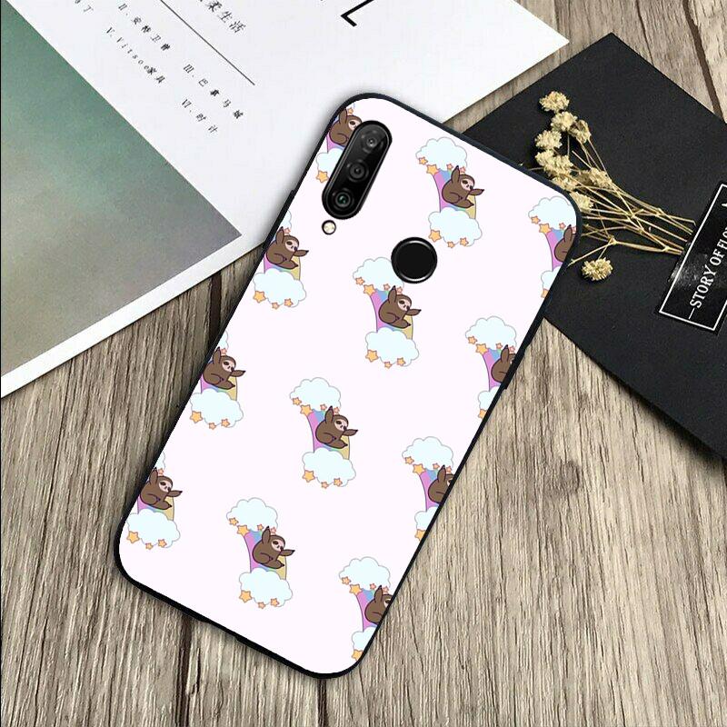 Милый Милый Уютный Ленивец Животное Для Huawei Nova 5T 9 10 SE 7i 8i 11i 12i Y73 Y90 Y70 Y72 Y61 Y91 P60 Pro P40 P30 Lite Чехол