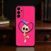 Мультяшный чехол для телефона Goob Dandys World для Samsung S25,24,23,22,30,21,10,9,Ultra,Plus,Lite, Мягкий черный чехол