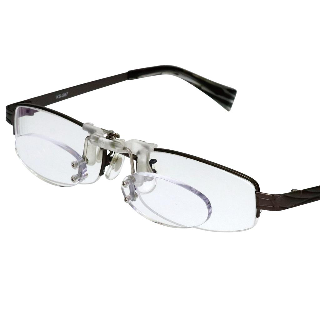 MF2201FS19 Magnifier Over Glasses Loupe Glasses Magnifier Fishing Reading Loupe Blue Light Cut UV Cut MF2201FS Short [Zealot] Flip-up 1.9x