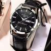 Мужские часы полностью автоматические немеханические студенческие кварцевые знаменитые часы водонепроницаемые поясные часы мужская модель