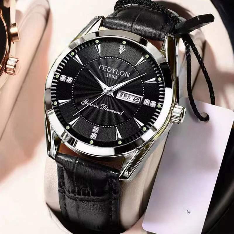 Мужские часы полностью автоматические немеханические студенческие кварцевые знаменитые часы водонепроницаемые поясные часы мужская модель