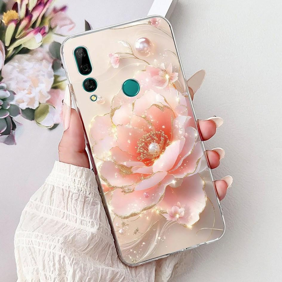 Чехол для Huawei Y9 Prime 2019 STK-L21 STK-L22 STK-LX3 Чехол Популярный Цветок Мягкий ТПУ Чехол для Телефона Для Huawei P Smart Z Y9 2019 Capa
