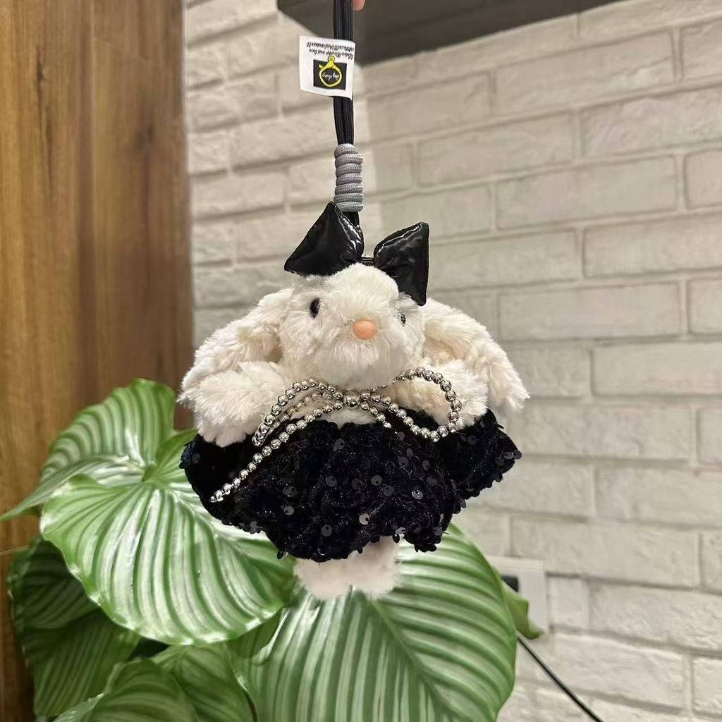 Bonnie Bunny Plush Keychain: Cute Girl Doll Bag Charm & Bestie Birthday Gift