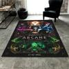 Мультфильм Джинкс Тайный: Ковер League of Legends для гостиной, нескользящий коврик для ванной, коврик для входной двери, ковер с принтом