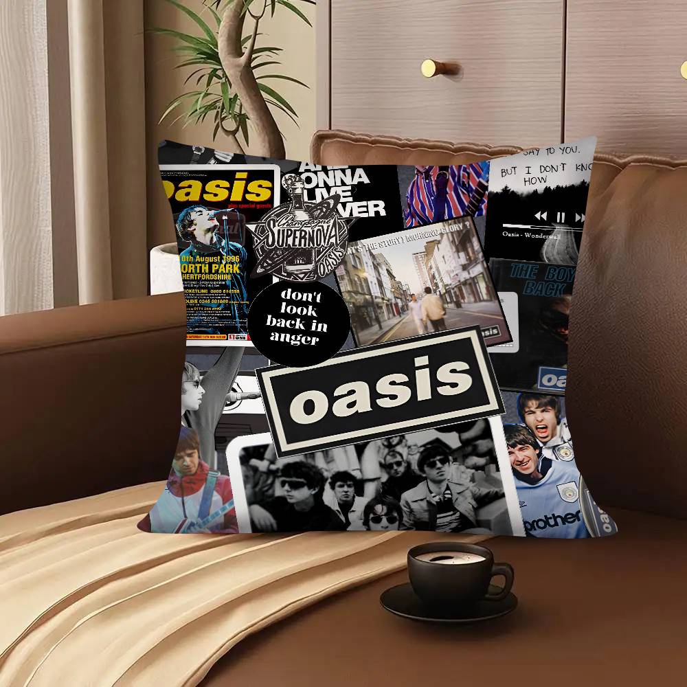 Наволочка для подушки группы Oasis Квадратная подушка Спальня Диван Отдых Комфорт Подушка Автомобиль Гостиная Домашний Декор