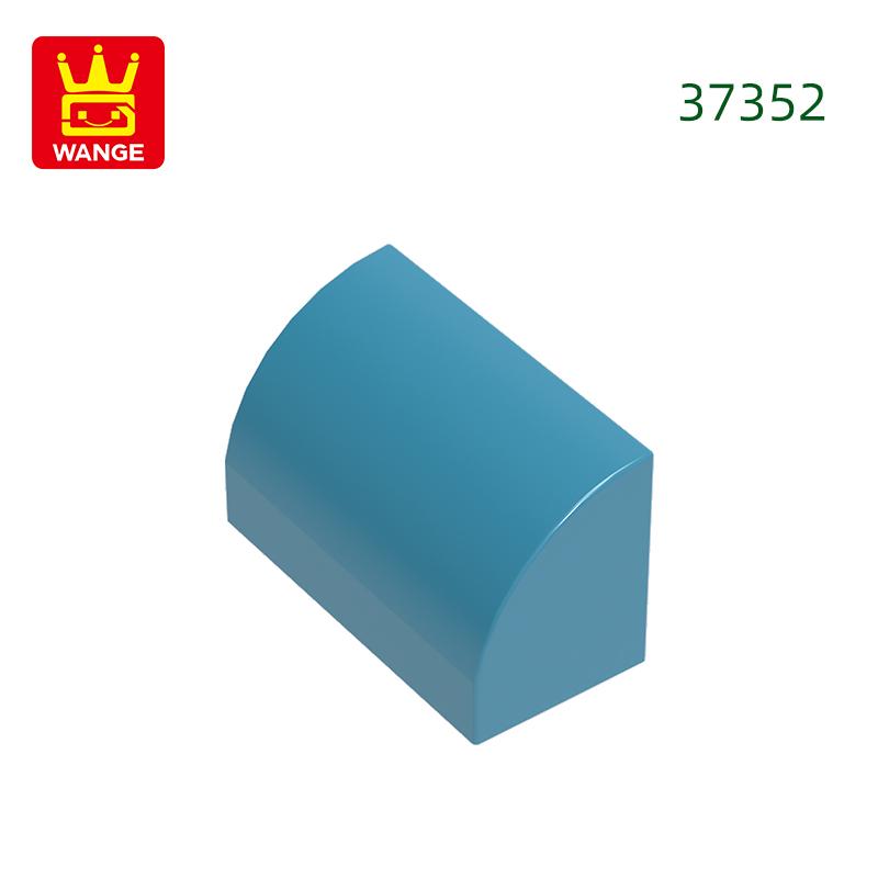 Нетоксичный 166 шт./лот Изогнутый 1x2x1 С шипами по углам Блок Moc Цветные Аксессуары Совместимые с 37352 Кирпич DIY Детская игрушка