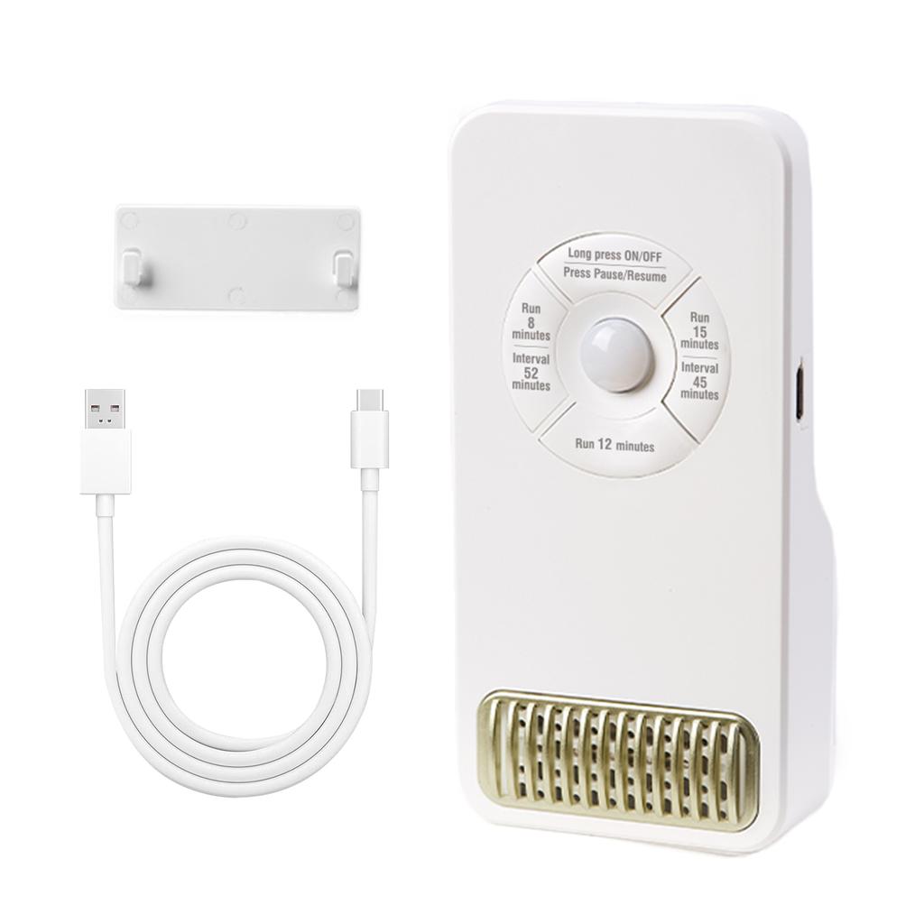 Маленький ионизатор очиститель воздуха озонатор для дома с датчиком тела и таймером 3 режима работы настенный