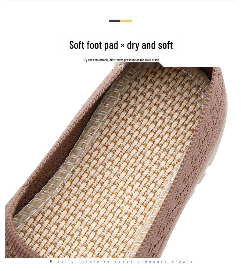 Women's Summer Breathable Slip-On Closed-Toe Casual Shoes