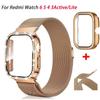 2-в-1 Миланская петля+ чехол Для Redmi Watch 6 5 4 3Active 3Lite алмазная крышка+ремешок Для Redmi Watch 3Active