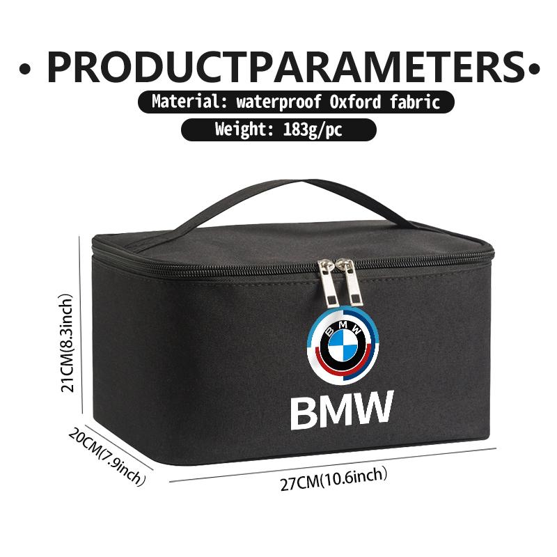 BEKV7 Car Travel Portable Cosmetic Toiletries Foldable Storage Bag For BMW M2 M3 M4 X1 X3 X4 X5 E87 X7 E91 G20