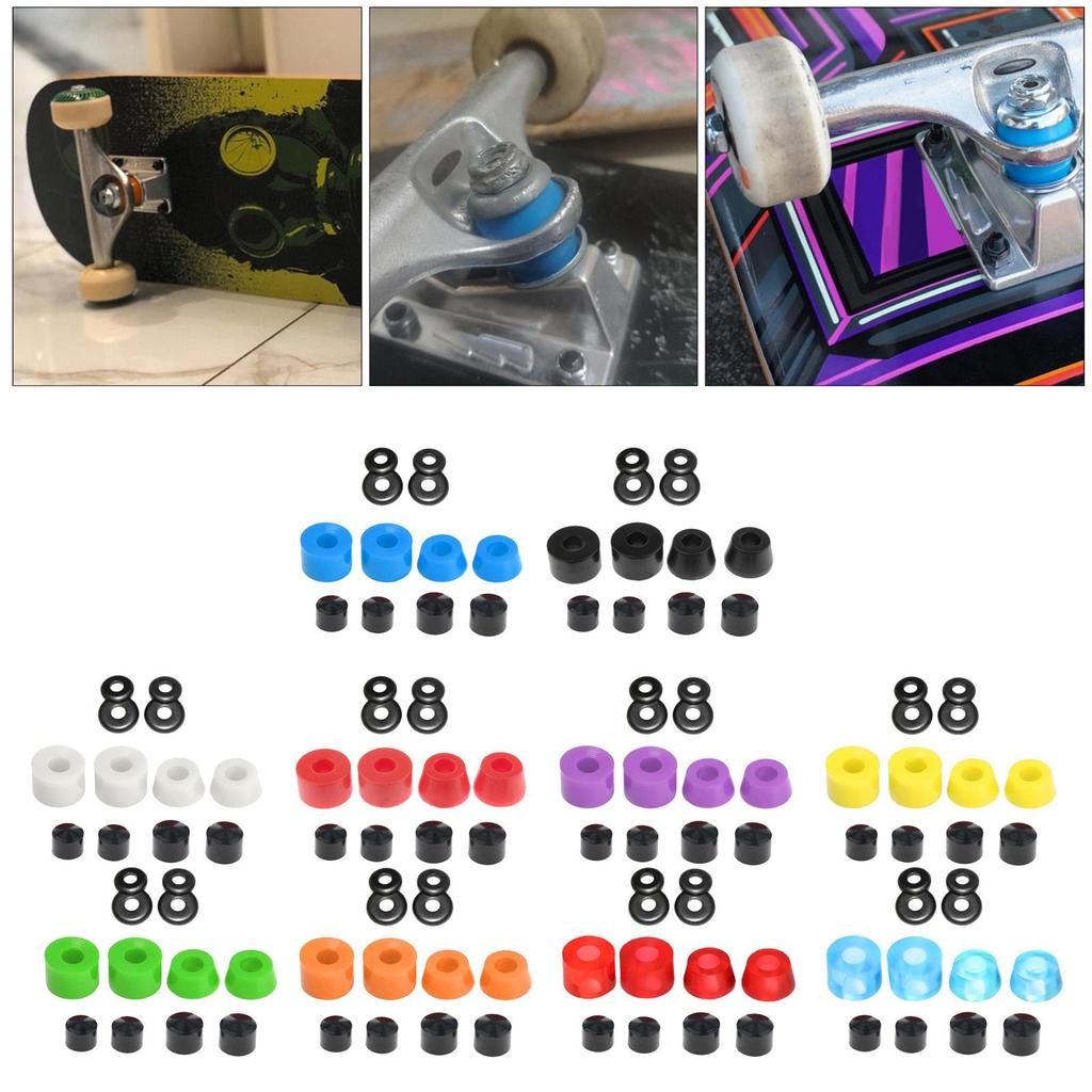 PU Комплект втулок для скейтборда Комплект деталей для двойного рокера Комплект втулок для подвески скейтборда