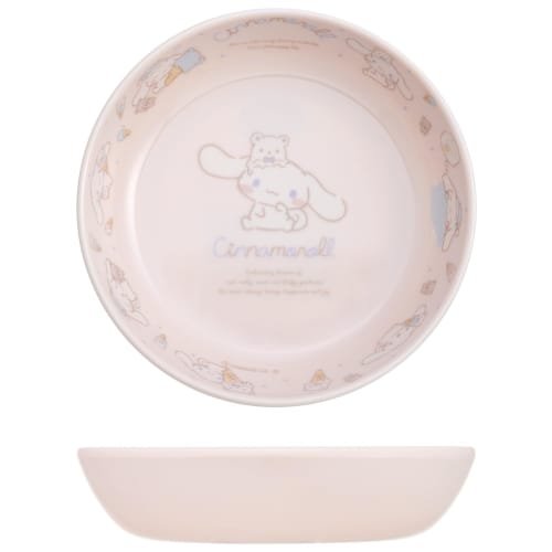 Skater Melamine Small Bowl, 13cm, Children's Tableware, Sanrio Cinnamoroll Design, Natural, MBL3P