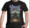 Футболка Ghost Meliora Papa Логотип Группы Черная Новая Официальная