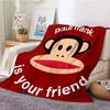 P-Paul Frank фланелевый гостиная, спальня, диван-кровать, детский пикник, тепло, комфорт, портативное одеяло, подарок на день рождения r2