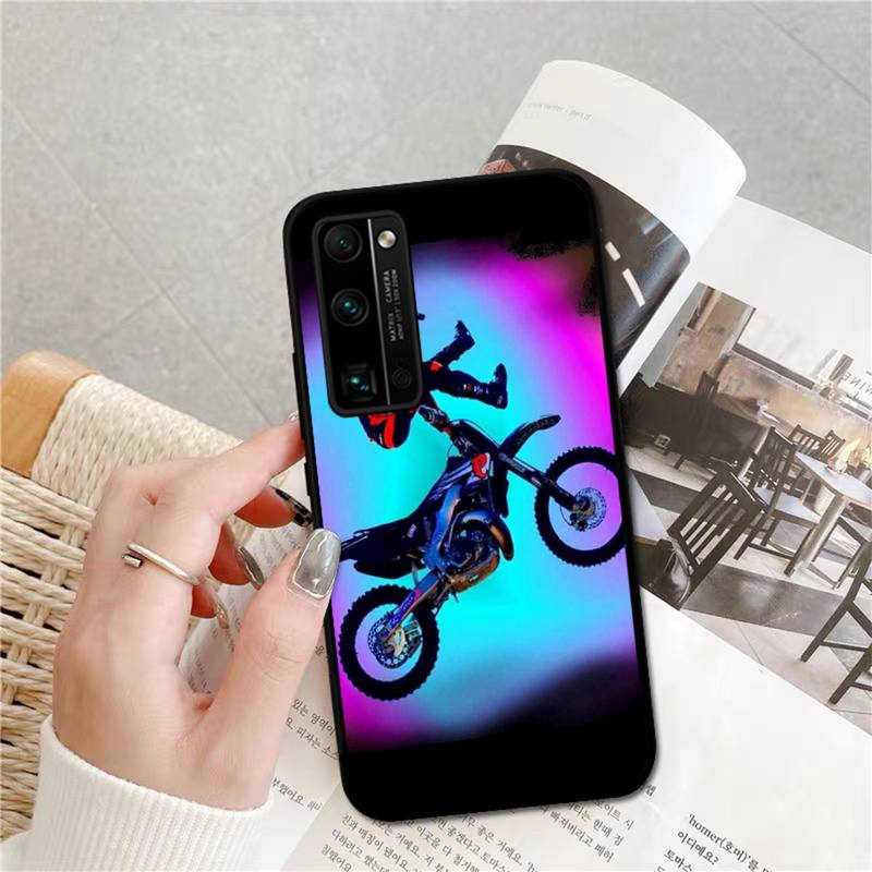 Спортивный чехол для телефона Moto Cross для Huawei Honor V30 30 9X 7A Pro View 20 10 9 Lite 10I 8C 8X 5A Play Cover