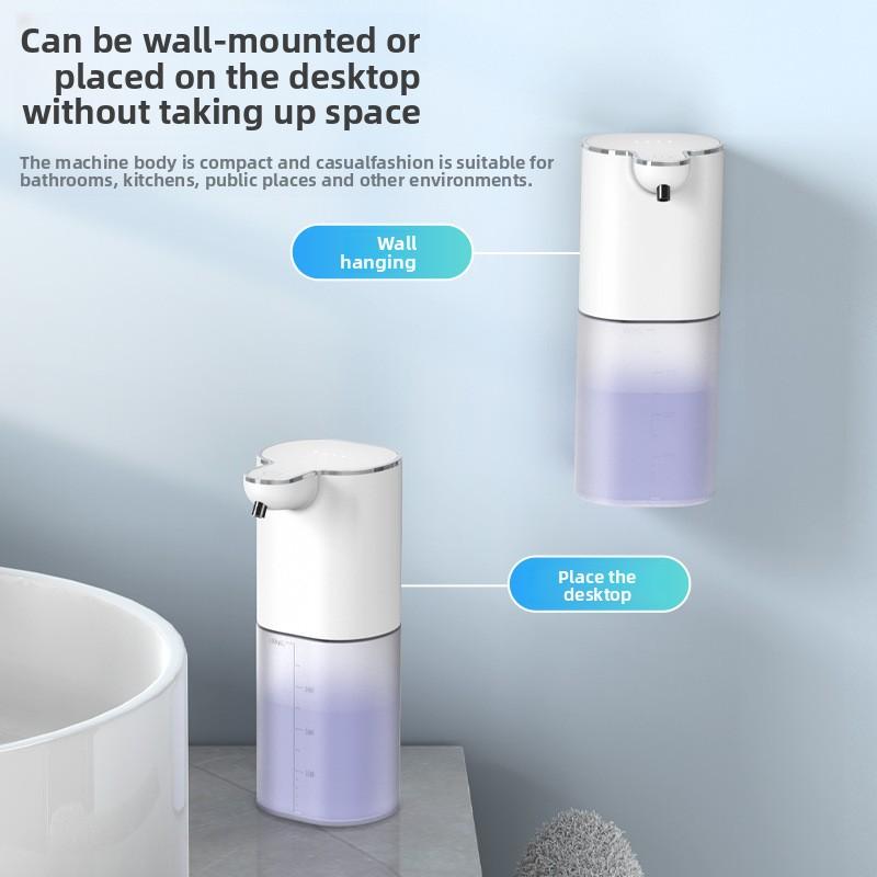 New P9 Automatic Sensor Soap Dispenser Smart Foam Machine Hand Washing Alcohol Spray Disinfectant Wall-Mounted