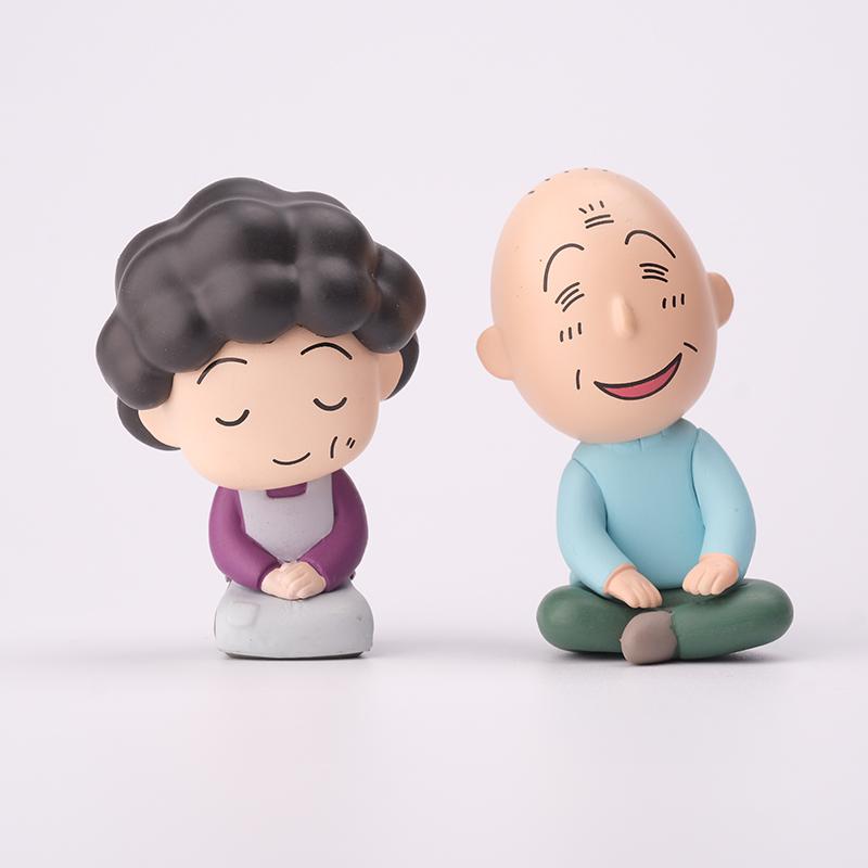 New Product In Stock Little Maruko Family Shoulder To Shoulder Second Round Blind Box Cute Desktop Ornament Doll Surprise Gift