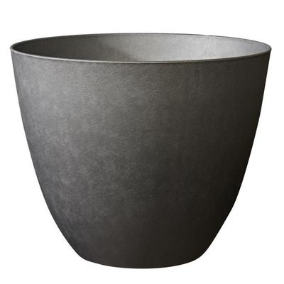 Горшок для цветов Круглый Ø 40 см - EDA - Element - 26,2 л - Внутренний / Наружный - Ø 39,4 x В. 31,6 см - Антрацитовый серый