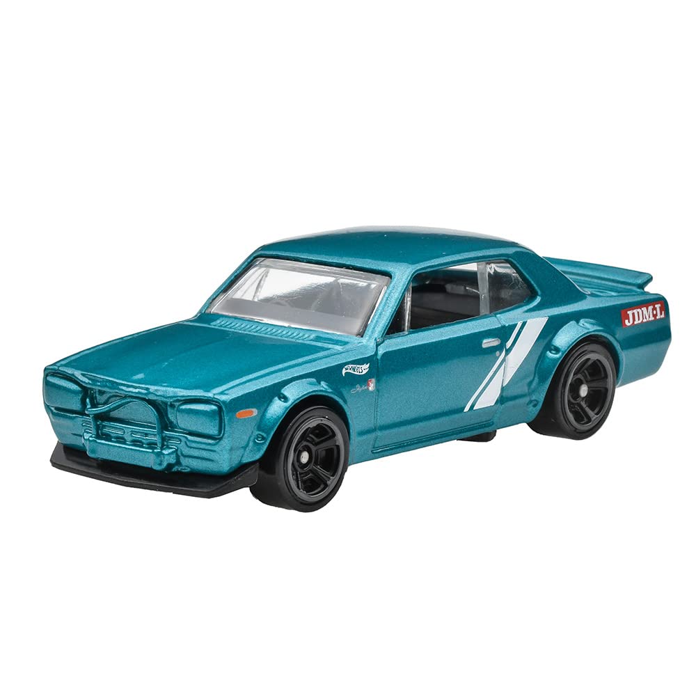 Hot Wheels Basic Car Nissan Skyline HT for Boys 3 and HHF46 2000GT-X [Ages Up]