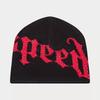 European and American Autumn and Winter Letter Jacquard Embroidered Knitted Hat for Street Men and Women