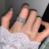 Кольцо Fine Flash Gypsy Zircon Open Ring женское легкое роскошное высокочувственное изысканное уникальное модное универсальное кольцо
