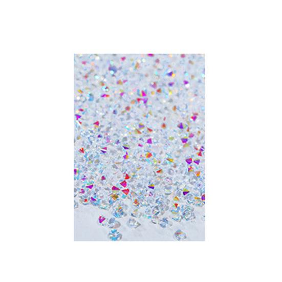 Нежный декор для ногтей Блестящий без капель Разноцветный