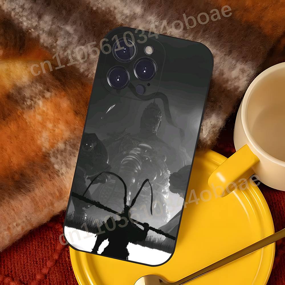 B-BlackMyth W-Wukong Чехол для телефона для iPhone 17,16,15,14,13,12,11,Pro,Max,Plus Ударопрочный чехол