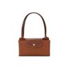 Longchamp Сумка-тоут Le Pliage 28 Classic с длинными ручками, холщовая с кожаной отделкой, женская, цвет Brandy 2605089504