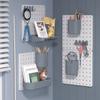 Punch-free Multifunctional Storage Rack Household Wall Storage New Perforated Board  Bathroom