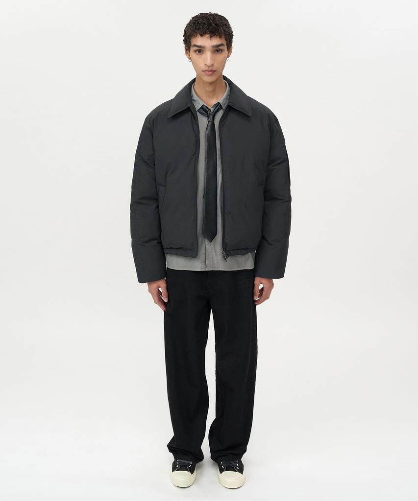 Insilence Collar Flight Down Puffer Black